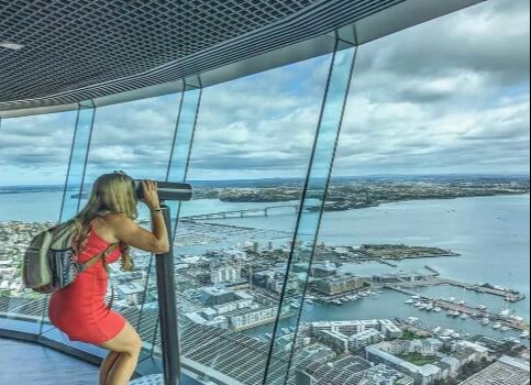 Auckland Sky Tower and Cityscape